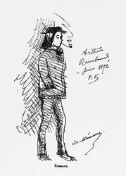 Arthur Rimbaud (1854-91), junio de 1872